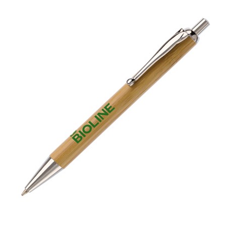 Stylo bille bambou personnalisé naturel