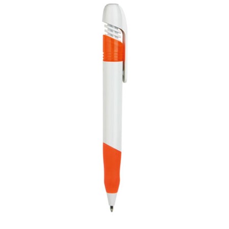 Stylo bille blanc/orange