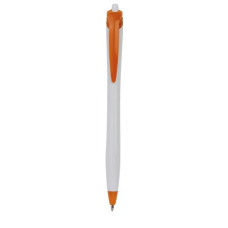 Stylo bille blanc/orange