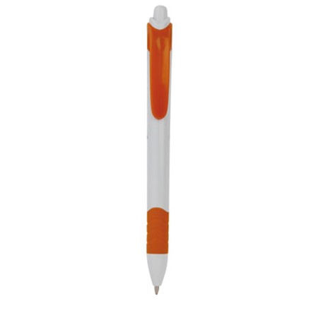 Stylo bille blanc/orange