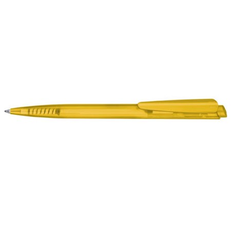 Stylo-bille dart clear personnalisé jaune