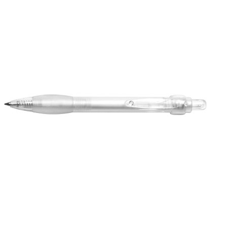 Stylo bille en plastique blanc