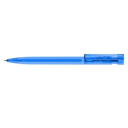 Stylo-bille liberty clear personnalisé blanc