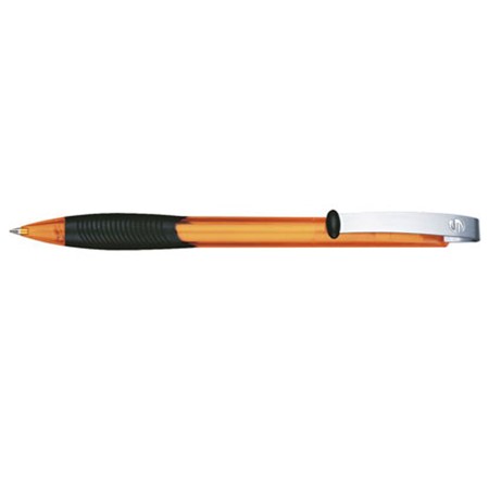 Stylo-bille matrix clear personnalisé orange