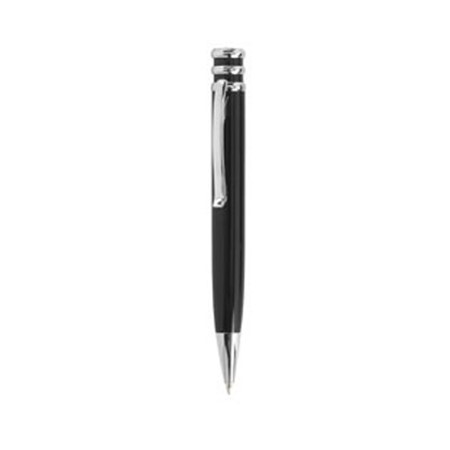 Stylo bille metal triplex noir/argente personnalisé noir argenté