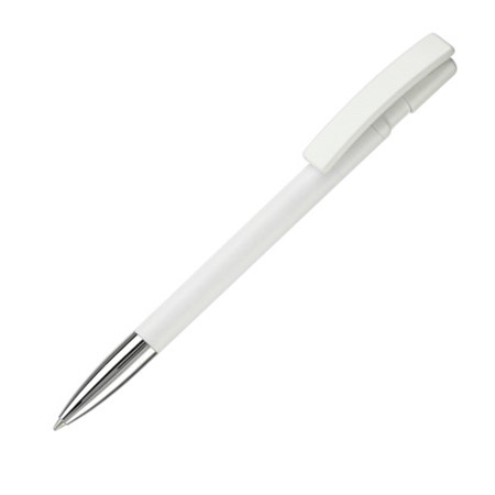 Stylo bille nash opaque publicitaire blanc