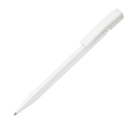 Stylo bille nash opaque personnalisé blanc