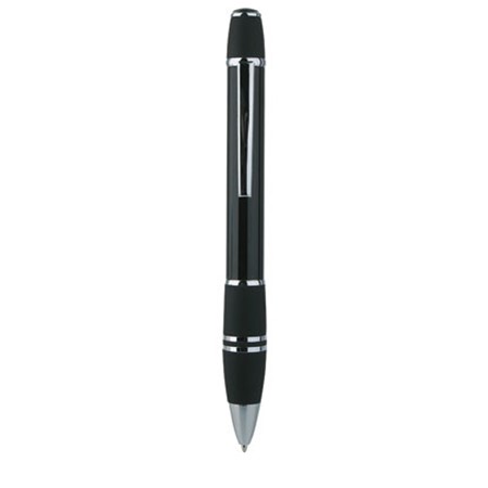 Stylo bille imprimé noir