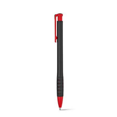 Stylo bille rubix personnalisé noir/rouge