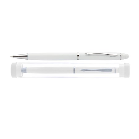 Stylo bille stylet bolcon personnalisé blanc