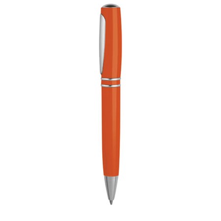 Stylo bille twist publicitaire orange