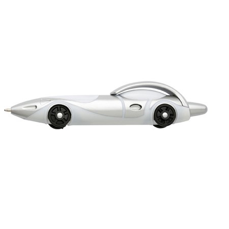 Stylo bille voiture personnalisé noir argenté