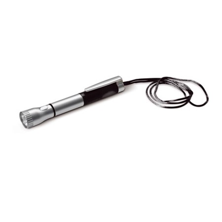 Stylo lampe torche personnalisé noir