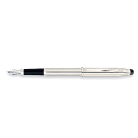 Stylo plume century logoté chromé