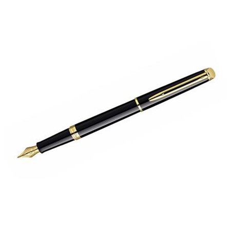 Stylo plume hemisphere logoté noir