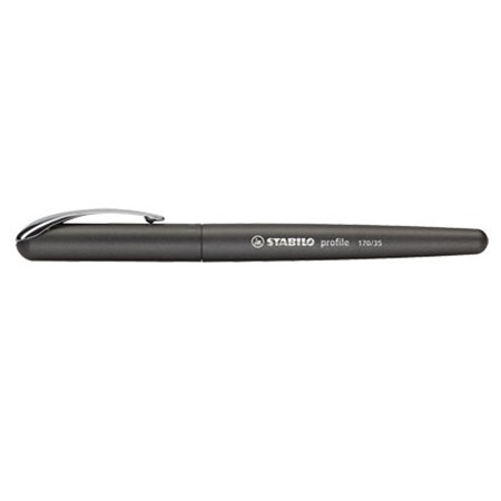 Stylo plume stabilo profile personnalisé anthracite