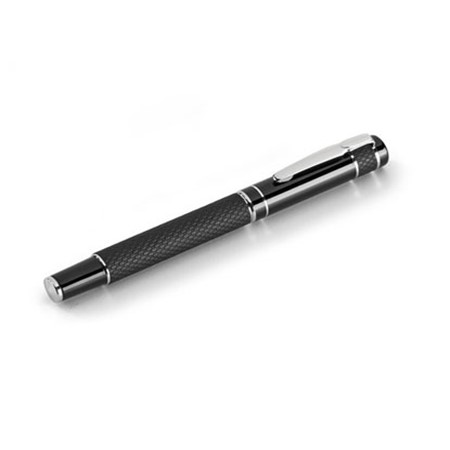 Stylo roller moon personnalisé noir