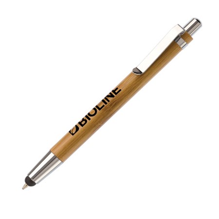 Stylo stylet antartica bambou personnalisé naturel