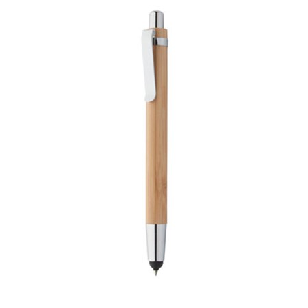 Stylo/stylet en bambou personnalisé naturel