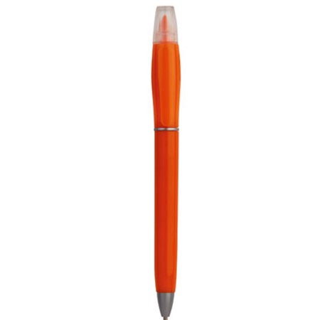 Stylo/surligneur logoté orange