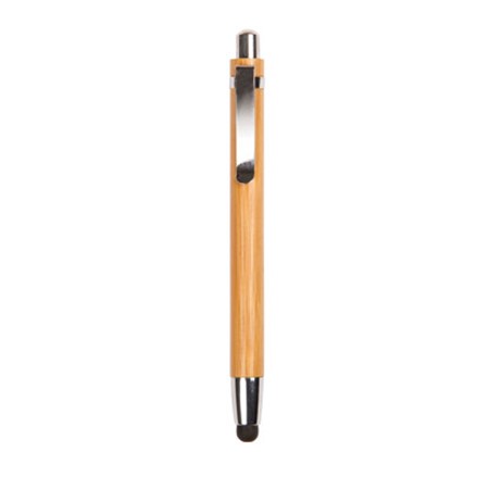 Stylo touch bamboo personnalisé bois