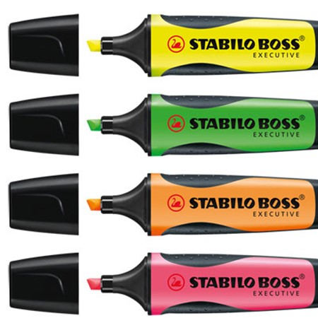 Surligneur stabilo boss executive personnalisé vert